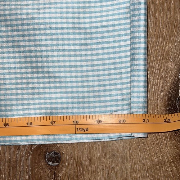 Laura Ashley 100% Silk Gingham Sleeveless Button-Down Dress Size 12 - Picture 15 of 15